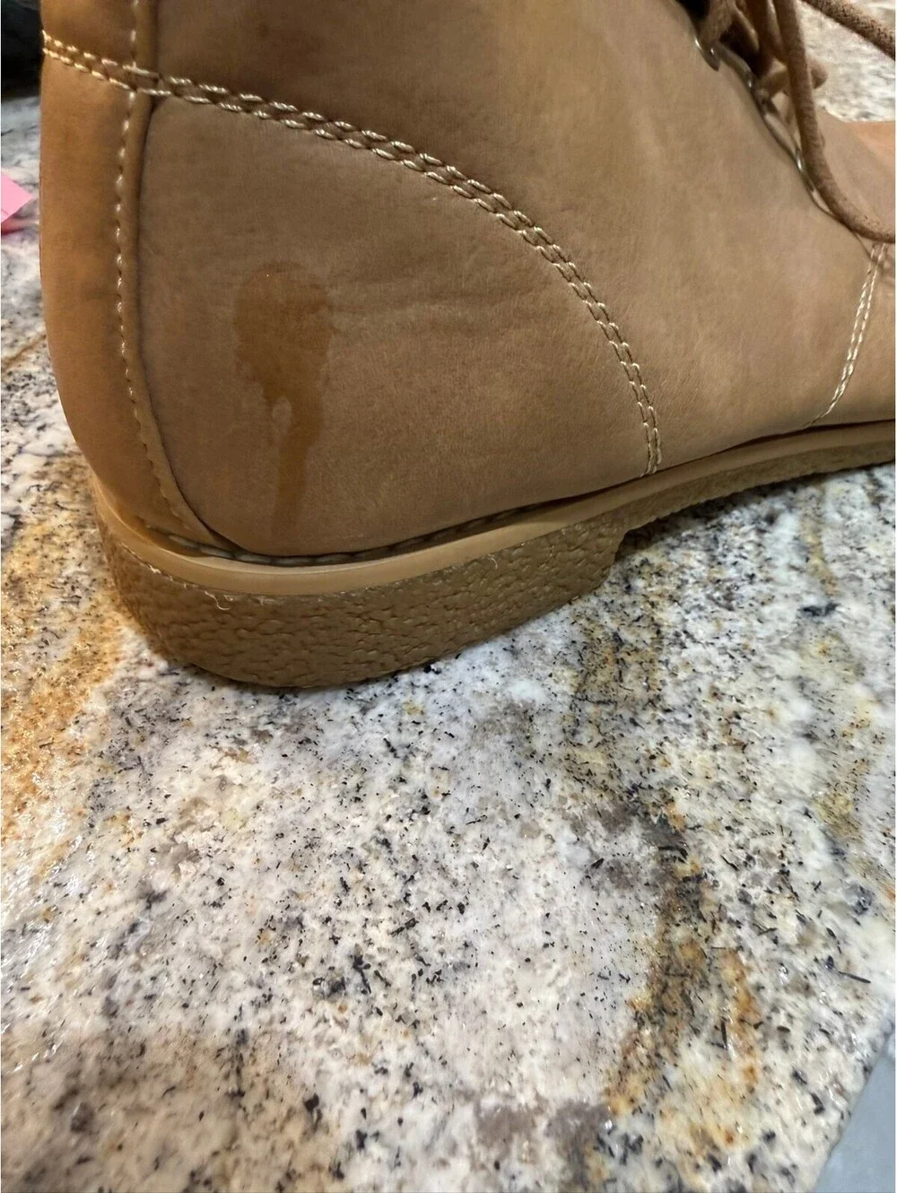 Tommy Hilfiger Benay Chukka Faux Leather Ankle Boots Size 8.5 M